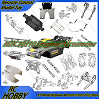 MJX 10210 Original Accessories Car Shell Metal Chassis Swing Arm Steering Cup C Seat Collision Prevention Anti Roll Bar Cvd Rc