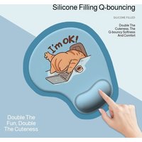 Desk Dirty Mouse Pad Silicone Cartoon Animal Wrist Mouse Pad Customized Mouse Pad Wrist Support