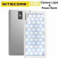 NITECORE SCL10 2 in 1 Smart Camera Light 10000mAh Power Bank USB-C QC3.0 PD Rechargeable for Smartphone Tablets USB Device