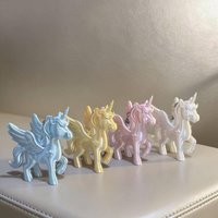 Cute Cartoon Unicorn Key Ring Lovely Girls Style Bag Pendant Trendy Portable Key Ornament Fashion Daily Bag Decor Accessory