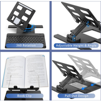 Portable Tablet Stand with Bluetooth Mouse Keyboard Foldable Bracket for IPad Samsung HUAWEI Xiaomi 4.7-12.9 Inch Tablets Holder