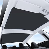 Upgraded Sunshade for Tesla Model 3 2024-2026 Highland - Sunroof Shade Heat Insulation Uv Block, Roof Sunshades for Model 3 Acce
