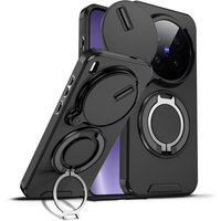 For Vivo X300 Pro Case Vivo X300 Cover Vivo X300 Pro Magnetic Ring Armor Slide Camera Lens Case Magsafe Wireless Charge Cover