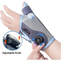Carpal Tunnel Wrist Brace for Night Support Knob Adjustable Hand Brace for Tendonitis,Arthritis Pain Sprain,Wrist Splint Support