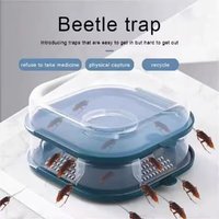Cockroach Trap, Cockroach Trap Box, Suitable for Kitchens, Bedrooms, Gardens, Restaurants to Repel Pests, Reusable.