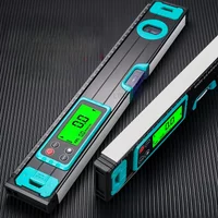 Adjustable Horizontal Bubble Ruler Household Decoration Measurement Auxiliary Tool Bottom Magnetic Level Digital Scale Precision