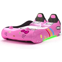 Cartoon shape children's bed girl pink princess bed