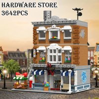 Hardware Store Buildings Sets,City Apartment Store Architecture Modular Building Blocks Model, Idea Gift for Adults Kids 3642pcs