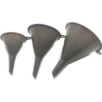 3pcs Plastic Funnel 3-piece Set For Household Kitchen Tools Triangular Separation Funnel Set For Filtering Alcohol Leakage