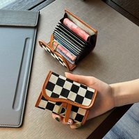 Vintage Style Women's Wallet New Model D-clip Coin Purse Multi-functional Large Capacity Trade Cross-border Coin Card Holder