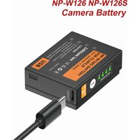 NP-W126S NP-W126 NP W126 Type C Battery With Storage Case Charger for Fujifilm Fuji X-T20 X-E2 XPro1 Pro2 X-A1 X-T1 X-T2 HS30EXR