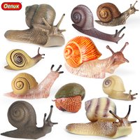 AliExpress Oenux Wild Insect Animals Snails Growth Cycle Model Garden Decoration Figurines PVC Miniature Cute Education Kids Toys