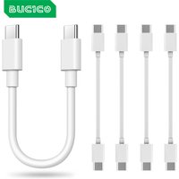 5pcs Short 30cm Type C to USB C Cable Fast Charging For Iphone15 Xiaomi Samsung Huawei Charger Power Bank USB C Data Sync Cable