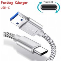 1/2/3 Pcs Nylon Data Cable Fast Charger USB to C Charging Cable For Huawei Samsung phone TypeC Charging Device 1M 2M 3M 2026