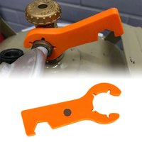 Klucz do butli gazowych do kampera, przyczepy kempingowej, RV, 2w1 z magnesem, narzędzia do klucza gazowego, akcesoria do kampera, grillu, samochodu,