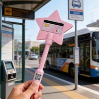 Novelty Magic Wand Contactless Payment Tool Tap to Pay Stick Funny Prank Gadget Creative Non-Contact NFC Payment Helper