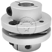 1x 5/6/7/8/9/10/11/12mm Stepped Single Membrane Diaphragm Flange Coupling Coupler Flexible Servo Motor Connector Sleeve LK3-C39