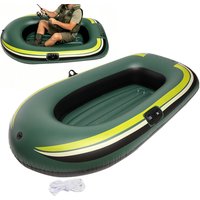 1 Person Heavy Duty Inflatable Kayak Kids Thickened Non-Slip Leakproof Blow Up Boat Long Lasting PVC Rafting Adventure Boat