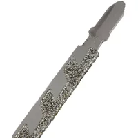 Stone Processing Carbon Ceramic Jigsaw Blade T-shank Blade Cutting Tools Diamond Coated Jigsaw Blade Silver T-shank