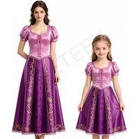 Fantasy Rapunzel Princess Cosplay Costume Anime Princess Dress Halloween Carnival Party Gown Stage Performance Costume