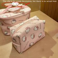 Kawaii HelloKitty Handheld Makeup Bag, Large Capacity Storage Bag, Pink Girl Collection Storage Bag, Best Birthday Gift