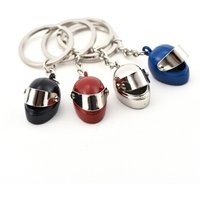 AliExpress NONE Creative 3D Motorcycle Helmet Keychain Mini Car Helmet Model Pendant for Men Backpack Charm Car Keyring Decor Cycling Club Gift