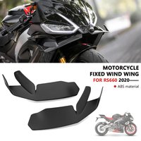 For RS660 2024 RS 660 rs660 2023 2022 2021 2020Motorcycle Winglet Aerodynamic Wing Kit Side Wind Spoiler lower shroud front wing