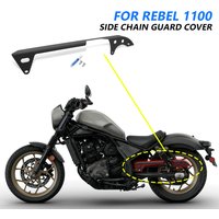 For Honda Rebel 1100 DCT Rebel1100 2021-2026 Motorcycles Sprocket Track Armor Side Chain Guard Cover Case Protection Accessories