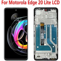 6.7“ OLED For Motorola Edge 20 Lite LCD Display Touch Screen Digitizer For Motorola Edge 20 Lite With Frame XT2139-1