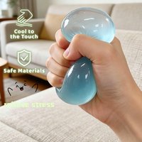 Funny Mochi Squeeze Fidget Toys Transparent Coconut Oil Maltose Plasticity Sensory Toy Adult Stress Relief Relaxation Gift