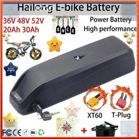 🛒❕=36V 48V 52V For Motor Electric Mountain Bike Hailong Battery With BMS 20Ah 30Ah,for Bafang BBS02 BBS03 BBSHD 750W 1000W Ebik