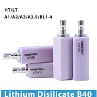 New Type Lithium Disilicate B40 Sirona Cerec Glass Ceramic Blocks HT/LT 40X15X15mm Size of Lab Materials
