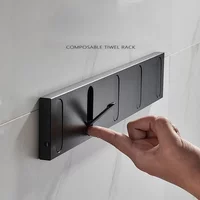 Invisible Hook, Fitting Room Behind The Door,Coat Hook, Wall Mounted Bathroom, Coat Hook, Row Hook, No Punching, Folding