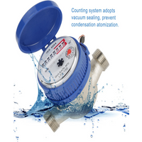 15mm 1/2 Inch Cold Water Meter with Fittings for Garden & Home Usage 15mm cold Water meter Home Water Meter Cold Water Meter