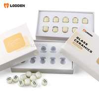 10Pcs Dental Press Lithium Disilicate Glass Ceramic Block Ingots High-Quality HT/LT/MT for Ultra-thin Veneer Dentist Materials