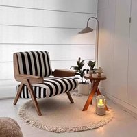 Mid-Century Inspired Solid Wood Bird Sofa Chair: Elegant Design, Perfect for Living Room & Bedroom