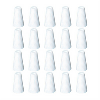 20PCS Blind Pull Cord Knobs White Blind Cord Holder White Pull Cord Pendants Downward End Window Blind Pull Cord Pendant