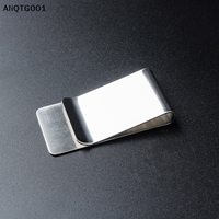 Fashion High-Quality Stainless Steel Money Clip Metal Pen Holder Dollar Cash Clamp Wallet for Men And Women