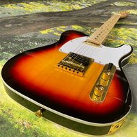 TL Electric Guitar - 6 String Maple Fretboard - Silver Hardware guitars