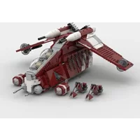 New 1377Pcs Famous Star Battle Movie Moc Patrol Gunship Model Diy Creative Ideas Toys Birthday Gift Building Blocks 75354