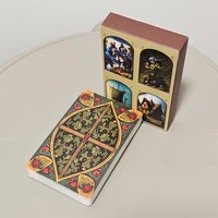 Medieval Lenormand Oracle Deck 9*6cm 36 Pcs Cards Printed on 350GSM Double-embossed Cardstock