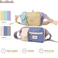EcoSloth Fanny Packs for Women Men Waist Pack Belt Bag Water-Resistant & Multiple Pocket For Oudoors Running Crossbody Bag