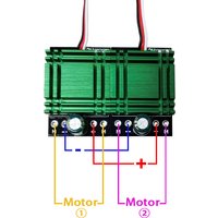 RC Bidirectional Brushed Walking ESC For HUINA 1580 1593 1/14 Excavator Tank Track Loader DIY Toy Model