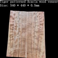 1PCS/3PCSTiger patterned lovesickness acoustic guitar with veneer. Material for making electric guitar 540 * 440 * 0.5mm