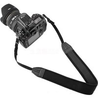 Universal Neck Shoulder Strap Sling Belt Camera Neck Straps Adjustable Thick Anti-slip Black Straps for Digital DSLR Camera