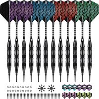 Cyeelife 18g Soft Tip Darts 12pcs Set, Professional 2BA Plastic Tip Darts for Electronic Dartboard, Replacement Dart Accessories