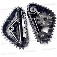 Universal ATV/UTV Snow Tracks Kit (2 Pcs) - Rear Tire Conversion for Off-Road Vehicles