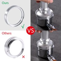 51/54/58mm Dosing Funnel with 6 Magnets, Espresso Coffee Aluminum Dosing Ring Fits 51/54/58/58.5mm Portafilter Barista Tools