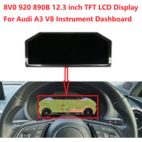 12.3 inch TFT Display For Audi A3 V8 2020-2023 Instrument Cluster Dashboard LCD Screen 8V0 920 890B