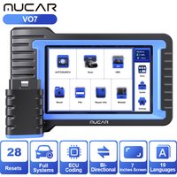 MUCAR VO7/VO7S Car Diagnostic scanner Tools OBD2 full system 28 reset ECU Coding bi-directional CANFD lifetime free update